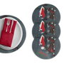 Hermia Pack de 4 Salvamanteles Individuales Multicolor